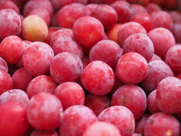 Fruta de ciruela fondo de alimentos —  Fotos de Stock