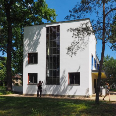 Bauhaus Meisterhaeuser Içinde Dessau