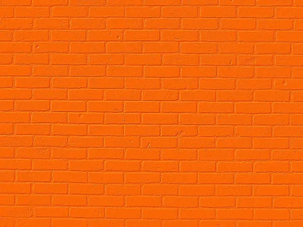 Orange brick texture background — Stock Photo, Image