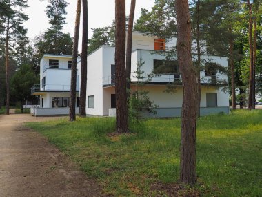 Bauhaus Meisterhaeuser in Dessau clipart
