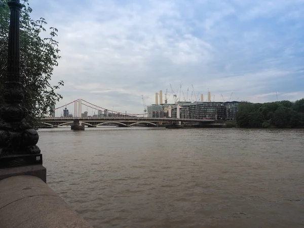 Fiume Tamigi a Londra — Foto Stock