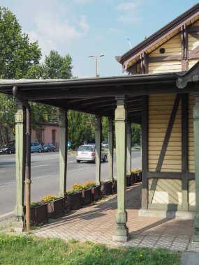 Collegno'daki Leumann tramvay istasyonu