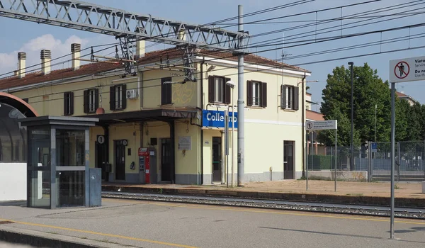 Collegno Bahnhof in collegno — Stockfoto