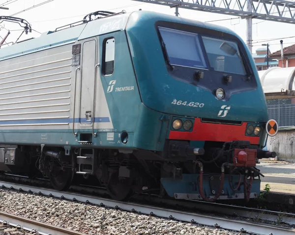 Trein op station Collegno — Stockfoto