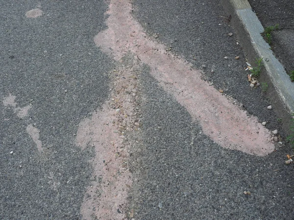 Wegwerkzaamheden voor glasvezelinstallatie — Stockfoto