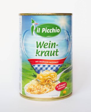 Milano - Ağu 2019: Il Picchio wein-kraut (şarap krauts)