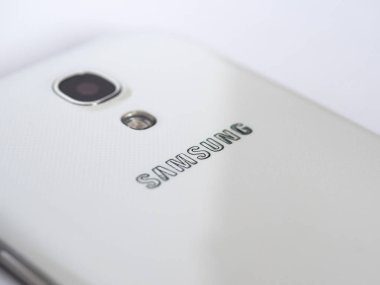 Seul - Ağu 2019: Mobil samsung işareti