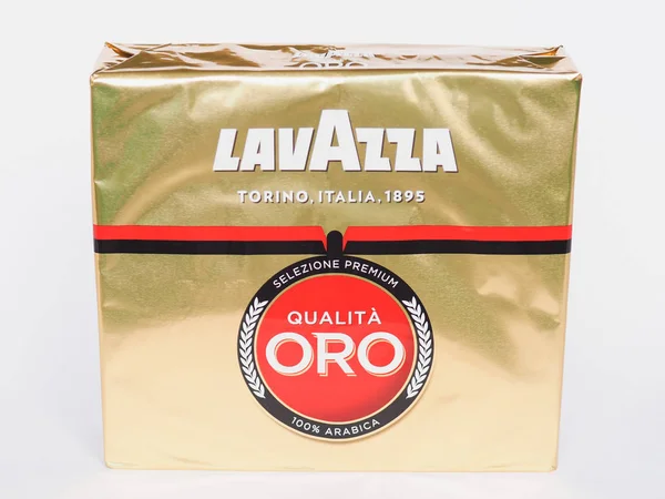 Turyn-sierpień 2019: Lavazza Oro kawy — Zdjęcie stockowe