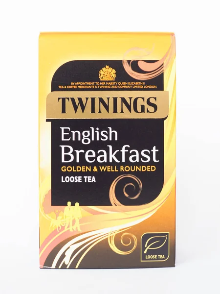 London-aug 2019: Twinings engelska frukost lös te — Stockfoto