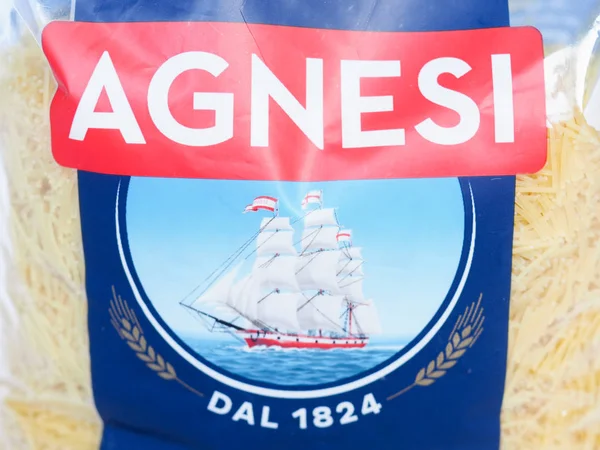 TURIN - AUG 2019: Agnesi pasta — Stock Photo, Image