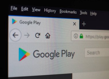 San Francisco - Ağu 2019: Google Play web sitesi