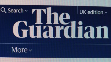 Londra - Ağu 2019: The Guardian gazetesi web sitesi
