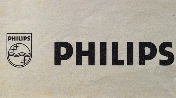 AMSTERDÃO - AGO 2019: logotipo da Philips — Fotografia de Stock