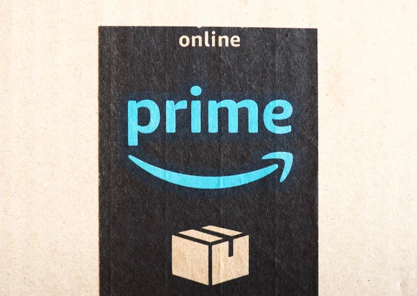 SEATTLE - AUG 2019: Amazon prime sign — Stock Photo, Image