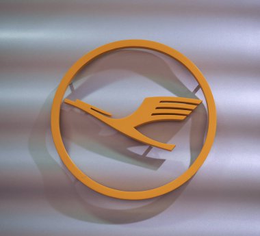 Muenchen - Ağu 2019: Lufthansa işareti