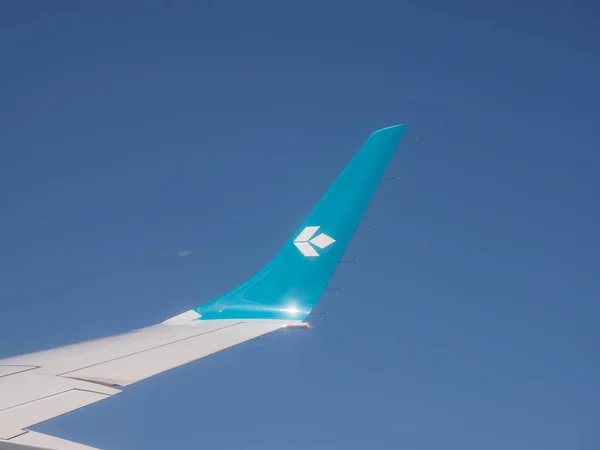 Verona - Ağu 2019: Airdolomiti uçak — Stok fotoğraf