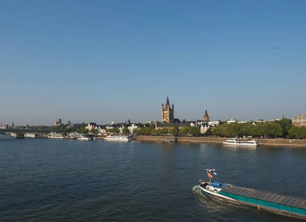 Pohled na město Koeln — Stock fotografie