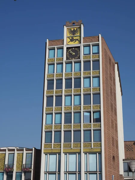 Rathaus (city hall) in Dueren — Stock Photo, Image