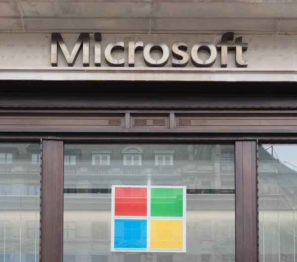 LONDRA - SET 2019: Microsoft Store — Foto Stock