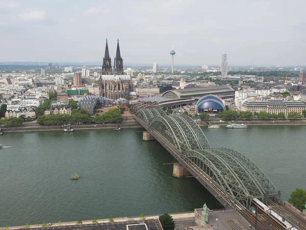 Luftaufnahme von Köln — Stockfoto