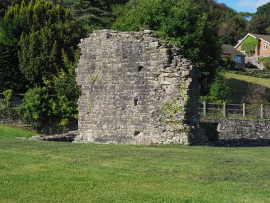 Tintern Abbey (Abaty Tyndyrn) Tintern iç mahkeme
