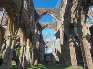 Tintern Manastırı (Abaty Tyndyrn) Tintern içinde