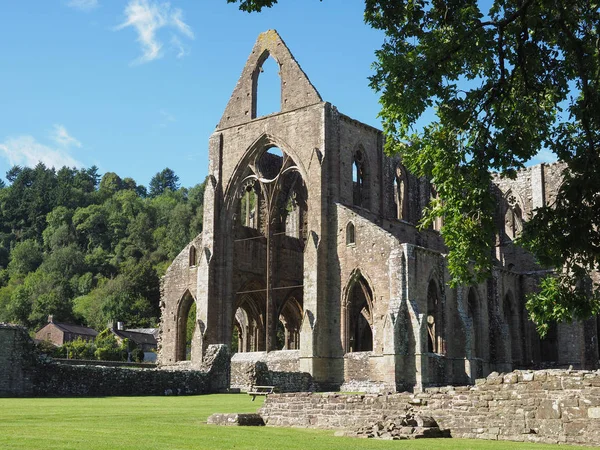 Abadía de Tintern (Abaty Tyndyrn) en Tintern — Foto de Stock