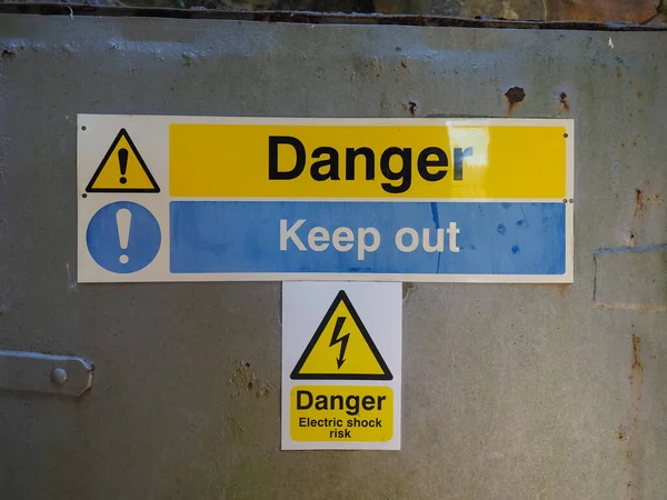 Danger Keep Out sign — Stock Photo, Image