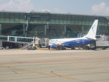 Mavi Hava Boeing 737-800 Caselle 'den kalkıyor.