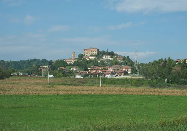 Vista de la ciudad de Pavarolo — Foto de Stock