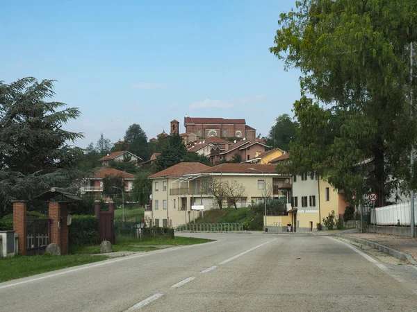 Pohled na město Pralormo — Stock fotografie