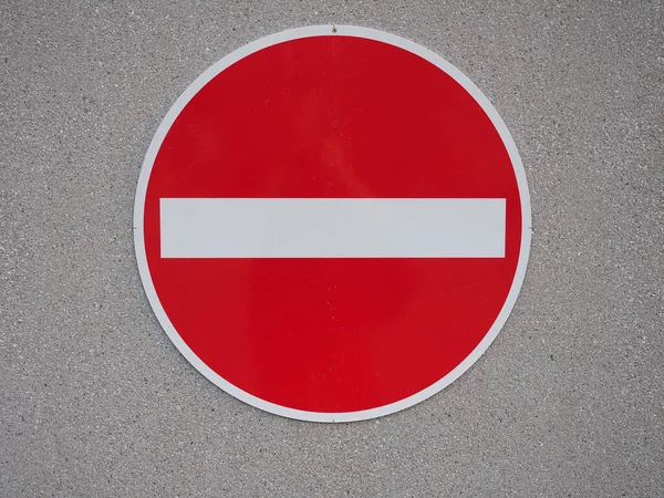 No entry sign — Stock Photo, Image