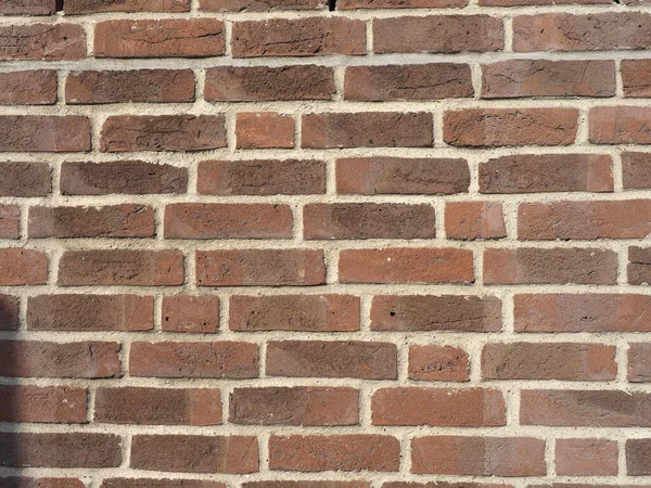 Rode baksteen muur achtergrond — Stockfoto