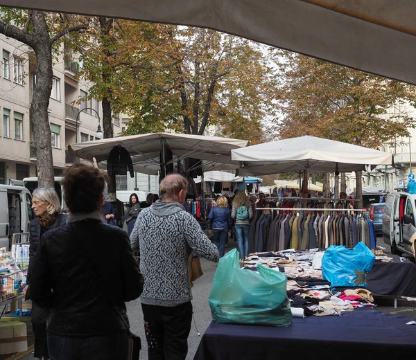 Mercado de Corso Palestro en Turín —  Fotos de Stock