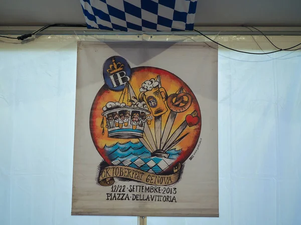 Hofbraeu Oktoberfest a Genova — Foto Stock