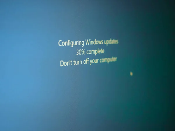 Redmont - październik 2019: Aktualizacja systemu Microsoft Windows — Zdjęcie stockowe