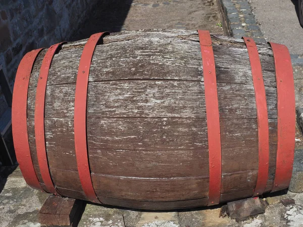 Casco de barril de madeira — Fotografia de Stock