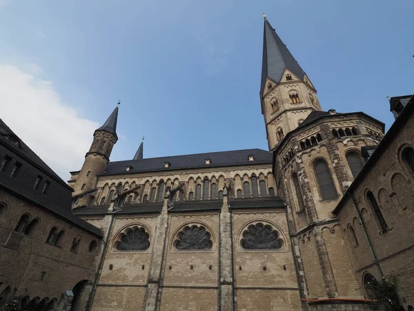 Bonner Muenster (Bonn Minster) basílica igreja em Bonn — Fotografia de Stock