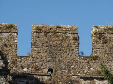 Chepstow'daki Chepstow Kalesi harabeleri