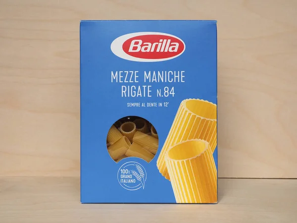 Parma Italie Circa Avril 2020 Paquet Pâtes Barilla — Photo