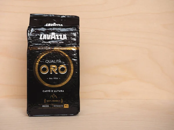 Turin Itálie Circa April 2020 Lavazza Premium Qualita Oro Coffee — Stock fotografie