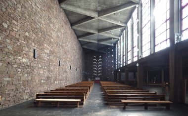 DUEREN, GERMANY - CIRCA AĞUSTOS 2019: Annakirche (anlamı St Anne Kilisesi)