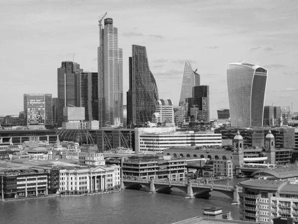 London Circa September 2019 View City London Skyline Black White — Stock Photo, Image