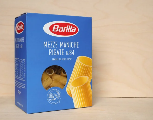 Parma Italie Circa Avril 2020 Paquet Pâtes Barilla — Photo