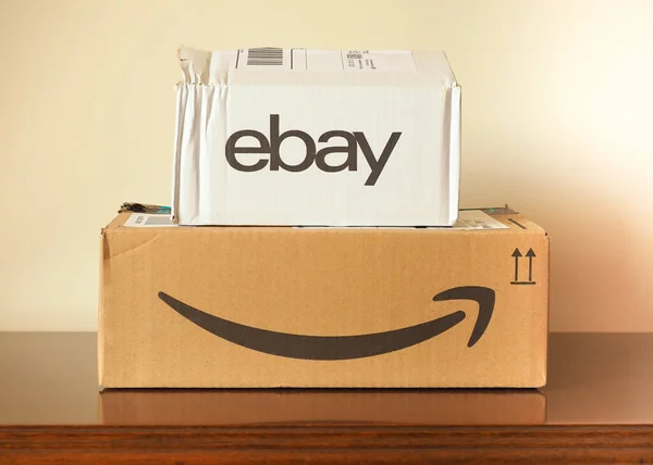 Circa April 2020 Ebay Amazon — 스톡 사진