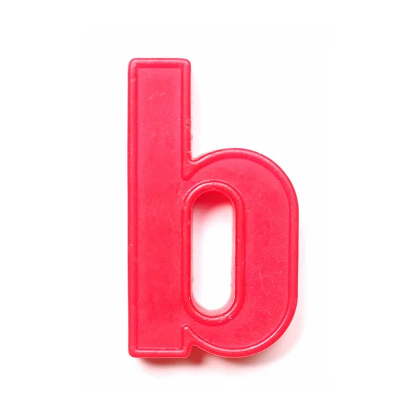 Letra Minúscula Magnética Alfabeto Britânico — Fotografia de Stock