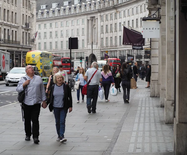 London Circa September 2019 People Regent Street — Stock Photo, Image