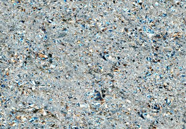 arkaplan olarak kullanışlı gri alüminyum folyo dokusu, renk ışık yansıması ile