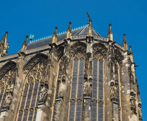 Katedrála Aachener Dom Cáchách Německo — Stock fotografie