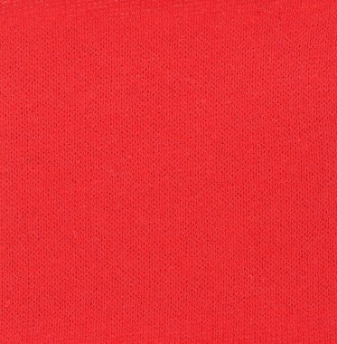 Beyaz arkaplan üzerinde kırmızı kumaş örneği